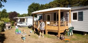 Mobilhome d'un camping à Carnac