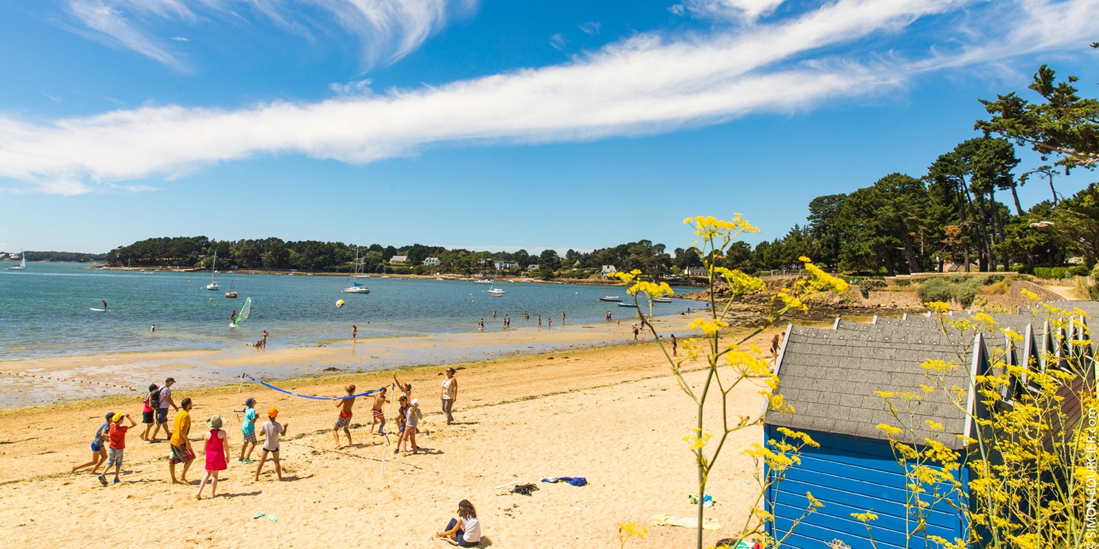 La Grande plage de l'île aux moines copyright Simon BOURCIER-Morbihan Tourisme